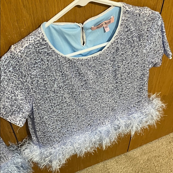 jaded rose Dresses & Skirts - Sparkling Silver Mini Dress